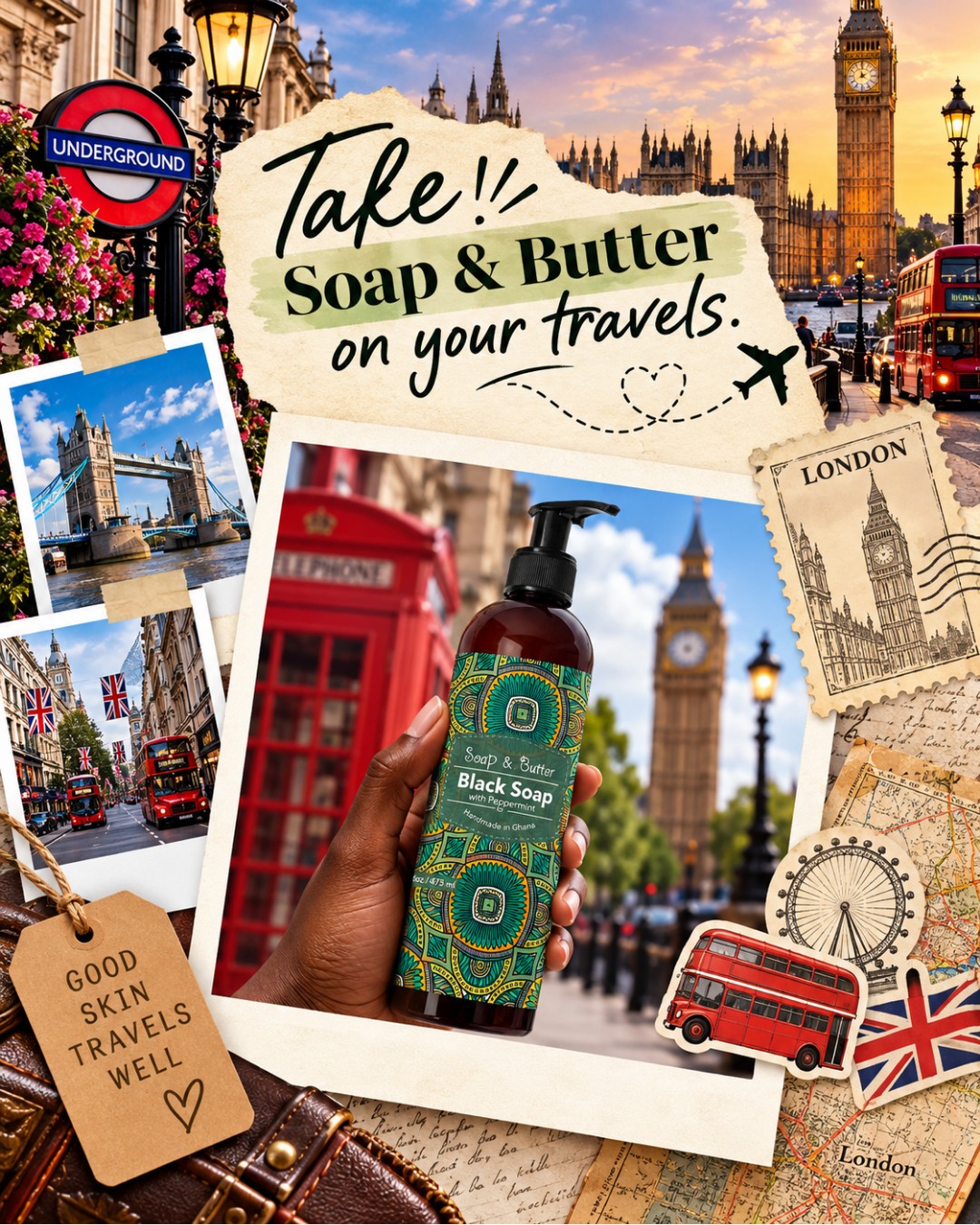 Take Soap & Butter on your next adventure, and experience the nourishing power of natural ingredients that will leave your skin feeling soft, smooth, and rejuvenated!